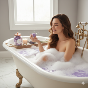 בועות אמבט לבנדר