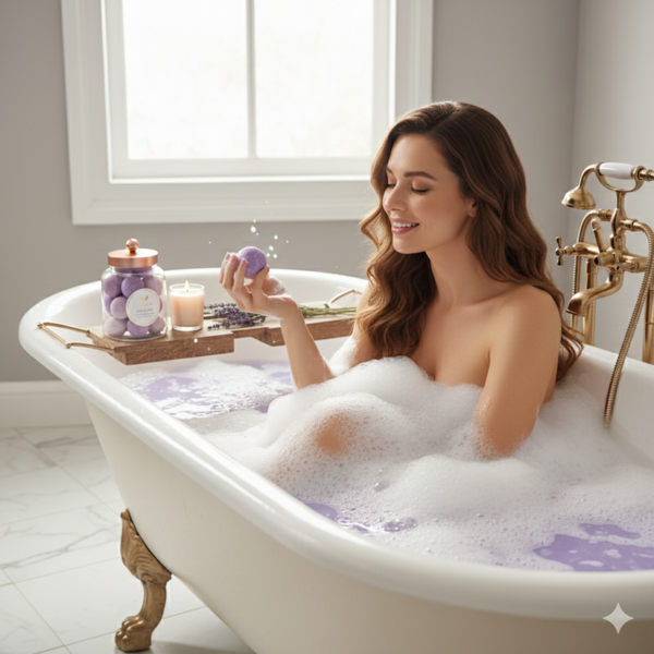 בועות אמבט לבנדר